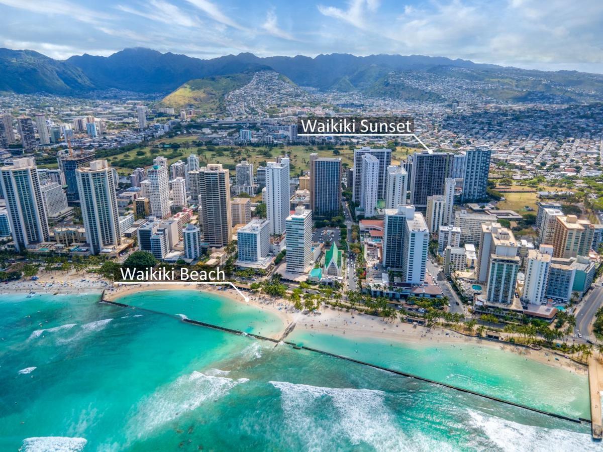 ホノルルCozy & Diamond Head View At Waikiki With Parkingアパートメント エクステリア 写真